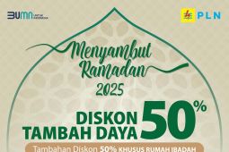Promo Ramadhan PLN, diskon tambah daya 50 persen plus