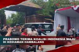 Prabowo terima Koalisi Indonesia Maju di kediaman Hambalang