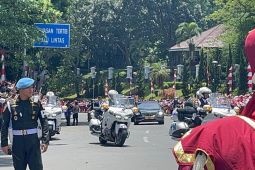 Momen upacara kenegaraan sambut Presiden Erdogan di Istana Bogor - VIDEO