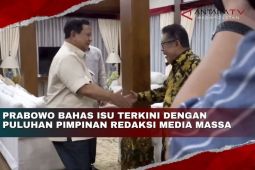Prabowo bahas isu terkini dengan puluhan pimpinan redaksi media masa