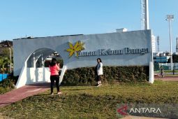 Taman Kebun Bunga tempat  favorit warga Medan tunggu waktu buka puasa