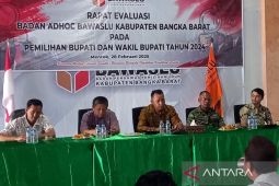 Bawaslu Bangka Barat lakukan evaluasi badan adhoc Pilkada 2024