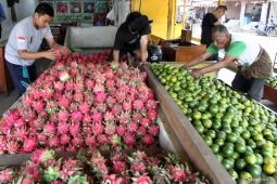Penjualan buah di awal Ramadhan mulai meningkat