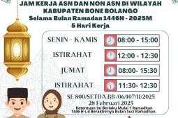 Pemkab Bone Bolango keluarkan edaran jam kerja ASN