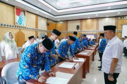 Pejabat Eselon Pemprov Bengkulu tandatangani perjanjian kinerja