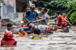 85 RT di Jakarta masih tergenang banjir hingga hari ini
