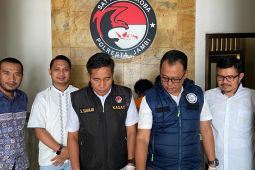 Polresta Jambi ekspose  penangkapan pengedar narkoba 21 paket sabu