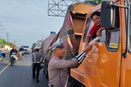 Polres Simalungun bagi segitiga pengaman, ini tujuannya