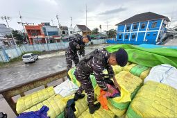 TNI AL gagalkan penyelundupan ballpress ilegal dari Malaysia
