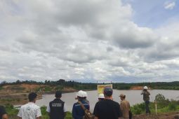 Polda Jambi cek lobang bekas tambang batu bara di Batanghari