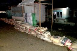 Warga Desa Tanah Putih bangun tanggul darurat antisipasi banjir