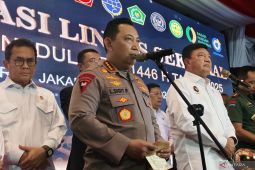 Kapolri sebut puncak arus mudik diperkirakan pada 28--30 Maret
