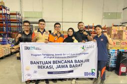 Pupuk Indonesia salurkan bantuan korban banjir Bekasi