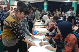 Bank Kalbar melakukan akad KUR serentak bagi UMKM senilai Rp35 miliar