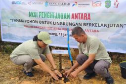 Bank Kalbar dukung aksi penghijauan ANTARA di Kota Singkawang