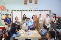 Mahasiswa asal Amerika kunjungi SD di Tangerang lihat sistem pendidikan