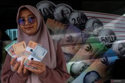 Rupiah melemah seiring guncangan kebijakan proteksionis AS