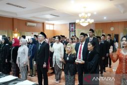 Kemenkum Kaltim  berpesan ke 50 notaris baru jaga prinsip kehati-hatian