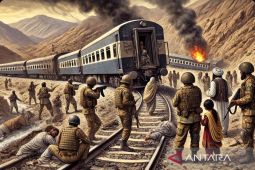 Kelompok militan serang kereta di Pakistan, sandera ratusan penumpang