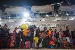 Mudik awal di Pelabuhan Semayang Balikpapan