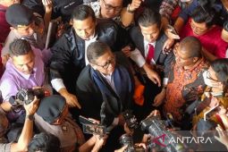Hasto menegaskan ikuti proses hukum dan percaya keadilan akan ditegakkan