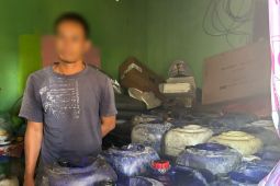 Polres OKU bongkar aksi penimbunan  BBM bersubsidi