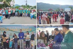 Ribuan warga ikuti jalan sehat Festival Danau Pading III