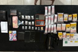 Polres Simalungun ringkus empat pemuda, miliki tiga jenis narkoba