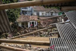 Dampak banjir bandang di Kabupaten Bandung Barat