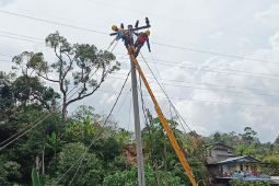 PLN Sumut lakukan perbaikan  jaringan pascagempa di Tapanuli Utara