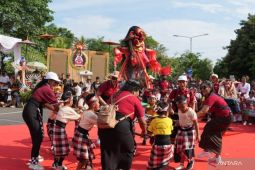 Pawai ogoh-ogoh anak meriahkan Kabupaten Jembrana jelang perayaan Nyepi