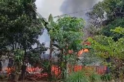 Tiga rumah hangus terbakar di Sungai Jaranih HST
