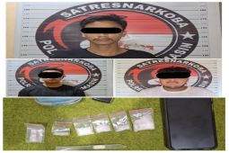 Tiga pria diciduk saat timbang sabu di Pakauman Banjarmasin