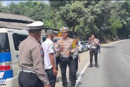Polres Garut mengecek kesiapan jalur mudik untuk keselamatan