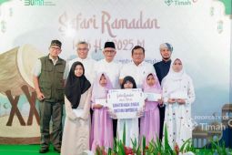 Berbagi Kebahagiaan Ramadan, PT Timah santuni ratusan yatim piatu  Bangka Barat