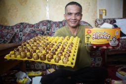 Telur puyuh asap di Jombang