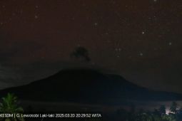 Gunung Lewotobi Laki-laki erupsi dua kali hari ini