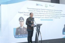 Pemda se-Babel - PT Timah tandatangani MoU kemitraan tambang