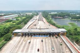 H-10 Lebaran, volume lalin beberapa gerbang tol Trans Jawa meningkat