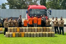 Polda Papua amankan 930 liter solar bersubsidi dari empat pelaku di Merauke