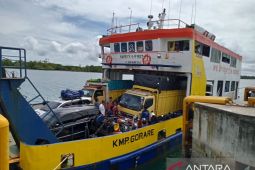 KMP Gorare berangkatkan 21 kendaraan pemudik menuju pelabuhan Sadai
