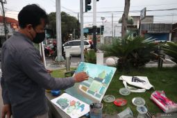 Melukis on the spot di Jombang