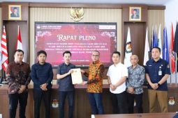 KPU Pesawaran tetapkan nomor urut paslon pada PSU Pilkada 2024