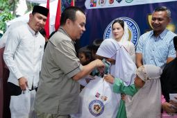 DPRD dan PWI Kota Bogor santuni ratusan anak yatim dan duafa saat acara buka puasa bersama