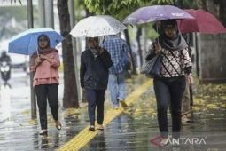 BMKG: Mayoritas kota Indonesia diguyur hujan, Pangkalpinang hujan ringan