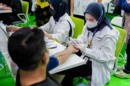 Kemenkes jemput bola driver ojol kejar cakupan CKG 150.000 per hari