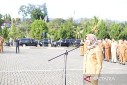 Wabup Madina pimpin apel perdana pasca pelantikan