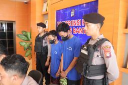 Polisi amankan dua tersangka penyalahgunaan bahan peledak di Bantul