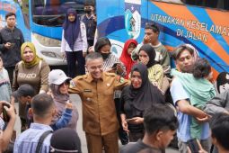 Peserta program mudik gratis transportasi laut tiba di Kota Palu