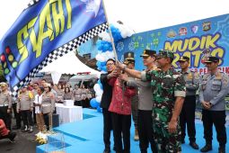 Polda Bali lepas puluhan bus mudik gratis tujuan ke Jawa Timur